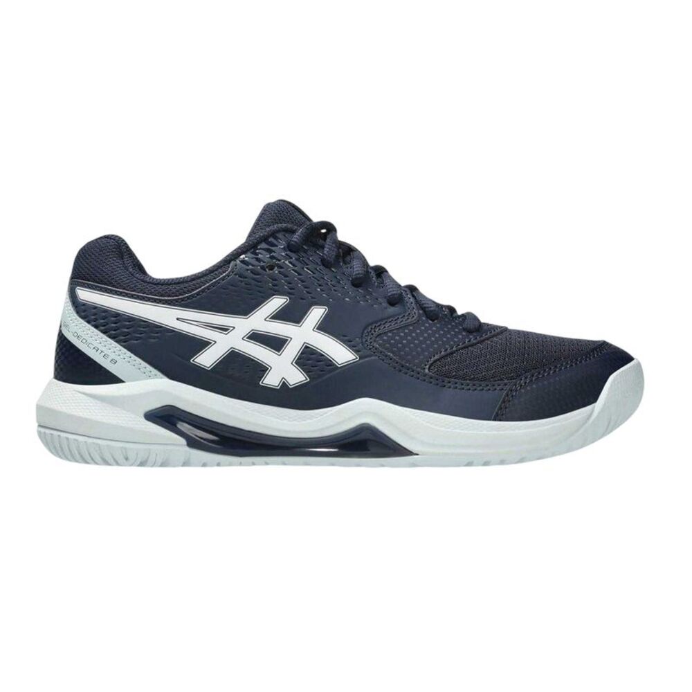 Asics Womens/Ladies Gel Dedicate 8 Tennis Shoes / Midnight/White